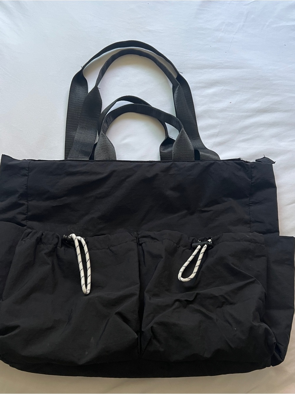 Black Women's Tote Bag with Tons Of Pockets